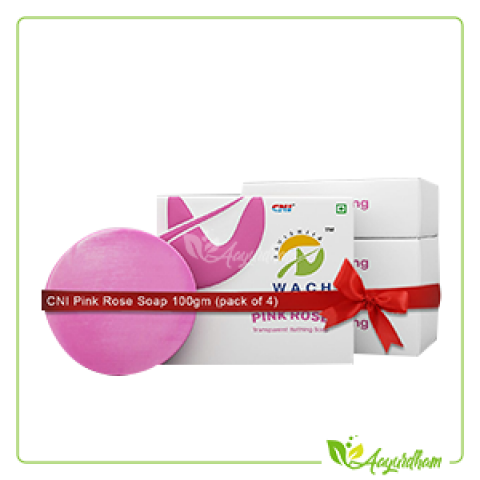 CNI Pink Rose Soap 100gm (pack of 4)