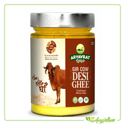 Aryavrat Naturals A2 Gir Cow Ghee (500 Grams)