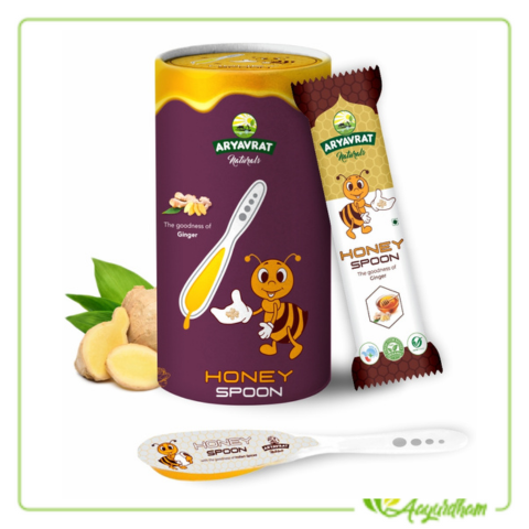 Aryavrat Naturals-Ginger-Adrak Honey  20 Spoons